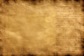 Parchment background. Generative AI