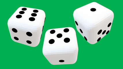 Dice games used for fun or in casinos