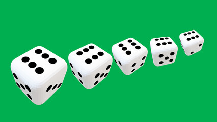 Dice games used for fun or in casinos