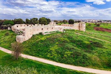 Fototapeta premium The walls of the Tel Afek fortress