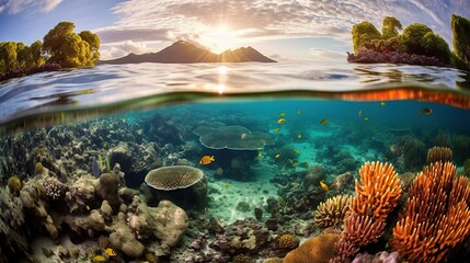 Underwater photography marine life