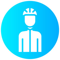 cyclist round vector icon