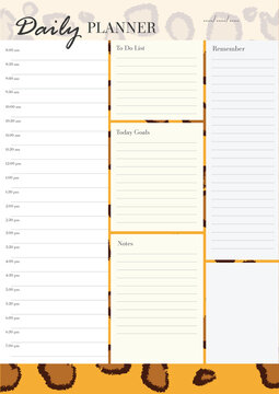 Daily Planner concept, Digital and Printable format