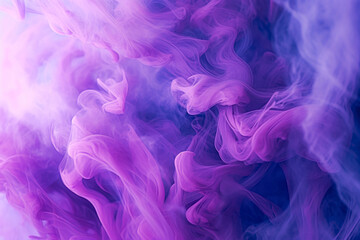 Fototapeta premium Colored Translucent Smoke Vapors With Matte Color For Backgrounds And Wallpapers Created With The Help Of Artificial Intelligence
