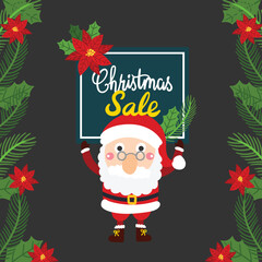 Christmas Sale vector.