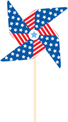 4th of July, independence day, pinwheel