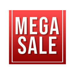 mega sale offer banner tag special offer label  tag