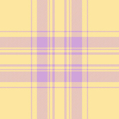 Check seamless plaid of tartan background fabric with a pattern vector texture textile.