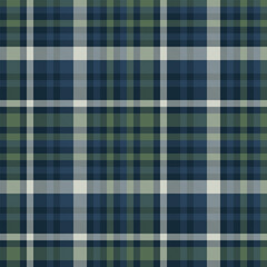 Tartan fabric vector of seamless plaid check with a pattern background textile texture.