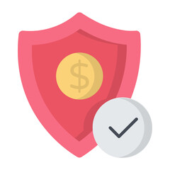 Secure Work Flat Icon