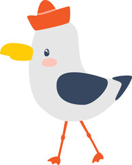 Cute Nautical, Summer, Sailing, seagull