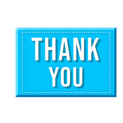 thank yoiu banner tag label