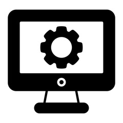 Web Developer Glyph Icon