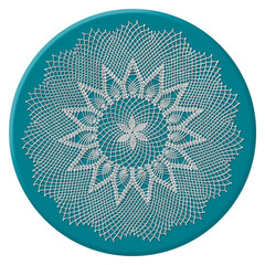 レース模様の プレート