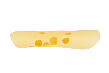 cheese slices on a white background