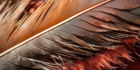 Feather's Soft Texture Close-Up -ai generated