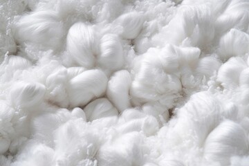 Fluffy Cotton Close-Up -ai generated