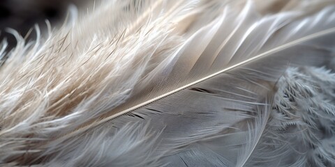 Feather's Soft Texture Close-Up -ai generated