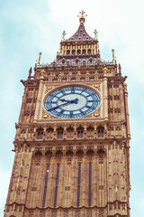 Fototapeta na wymiar Big Ben clock tower city