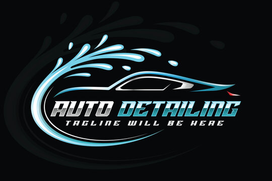 Auto detailing logo car detailing logo car wash logo car clean logo auto wash logo polish logo