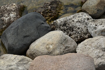 rocks on the beach