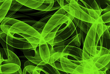 Green neon abstract background spiritual banner texture artwork