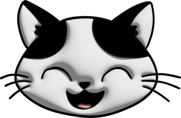 3D Cat face
