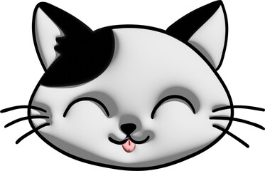 3D Cat face