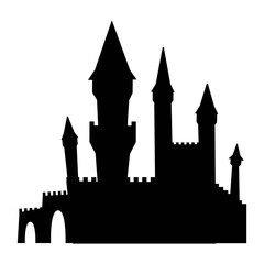 Fototapeta premium castle logo icon vector illustration design Vector.