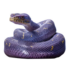 Obraz premium viper snake looking isolated on white