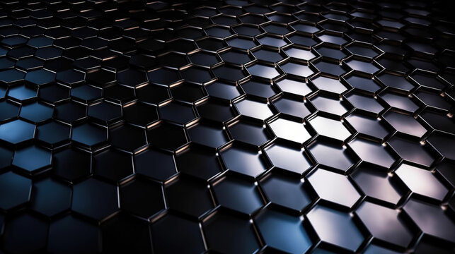 abstract background with hexagons © William Higgins