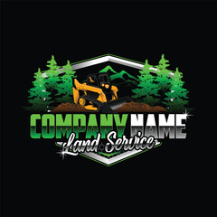 Land Service or Land Clearing Company Logo © Ryantha