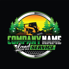 Land Service or Land Clearing Company Logo © Ryantha