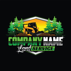 Land Service or Land Clearing Company Logo © Ryantha