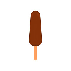 ice cream.fruit popsicle stick,vector design.