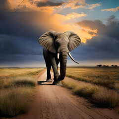 Fototapeta na wymiar The African Elephant
