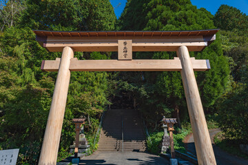 熊本 幣立神社 参道の鳥居