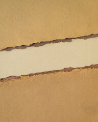 abstract paper landscape in pastel earth tones tones - collection of handmade rag papers