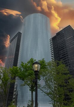 City Storm, dramatic sky