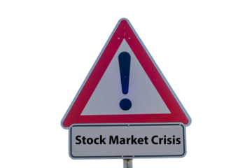 Stock Market Crisis Sign