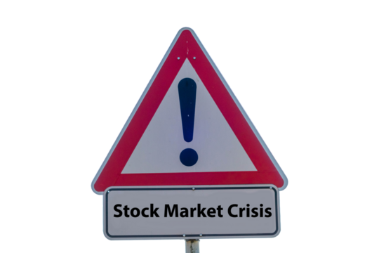 Stock Market Crisis Sign