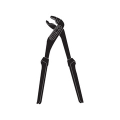 water pipe clamp pliers icon