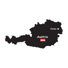 austria map icon