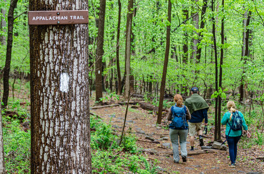 Wandern auf dem Appalachian Trail in Maryland, USA