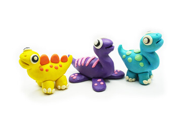modeling clay, clay, dinosaur, animal, education, art, kid, white, colors, red, yellow, green, egg, tree, blue, purple