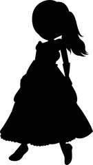 Princess silhouette.