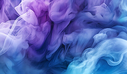 abstract blue and pink smoke