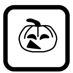 helloween pumpkin icon, emoticon