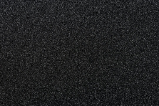Clean blank matte black metal surface