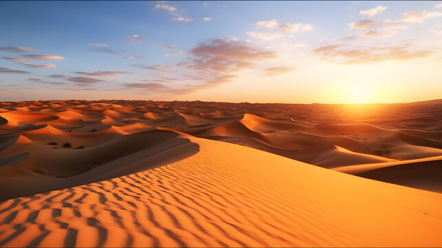 Beautiful desert landscape. Generated AI © dm